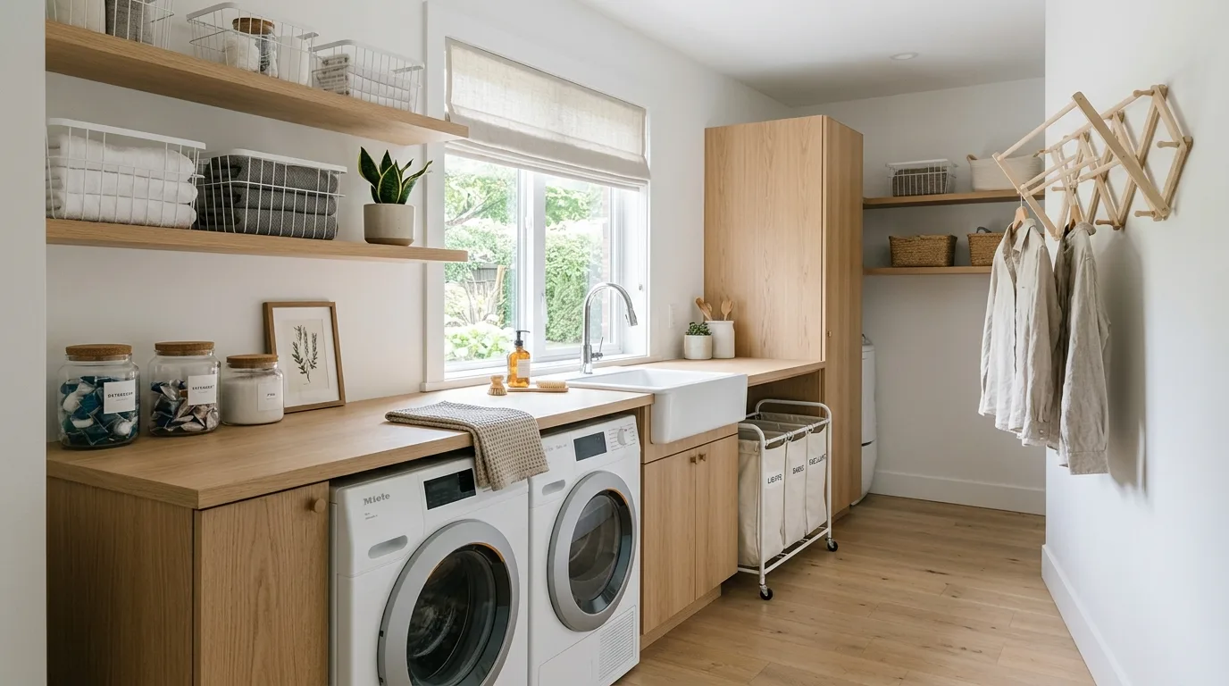 Use labels where they genuinely save time inspiration for a laundry room.